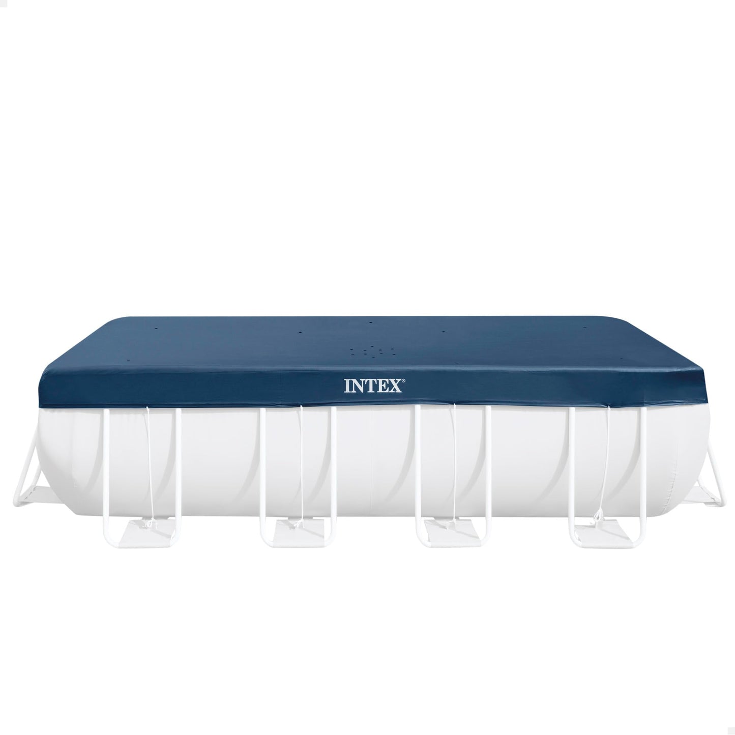 INTEX 28037 - Cobertor Piscina Rectangular Prism Frame 400x200 cm, Color Azul