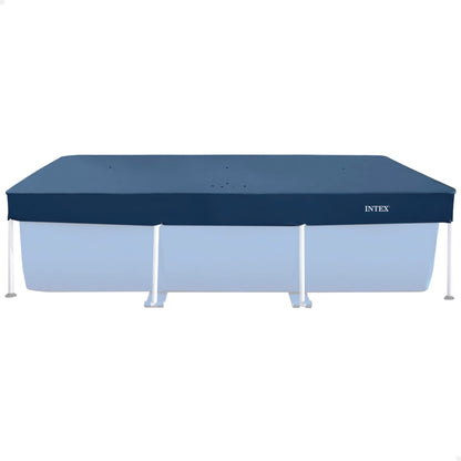Intex 55252 - Cobertor Solar para Piscina Desmontable Rectangular 260x160cm, con cordón de Agarre, protección para Piscinas, Mantenimiento y Limpieza