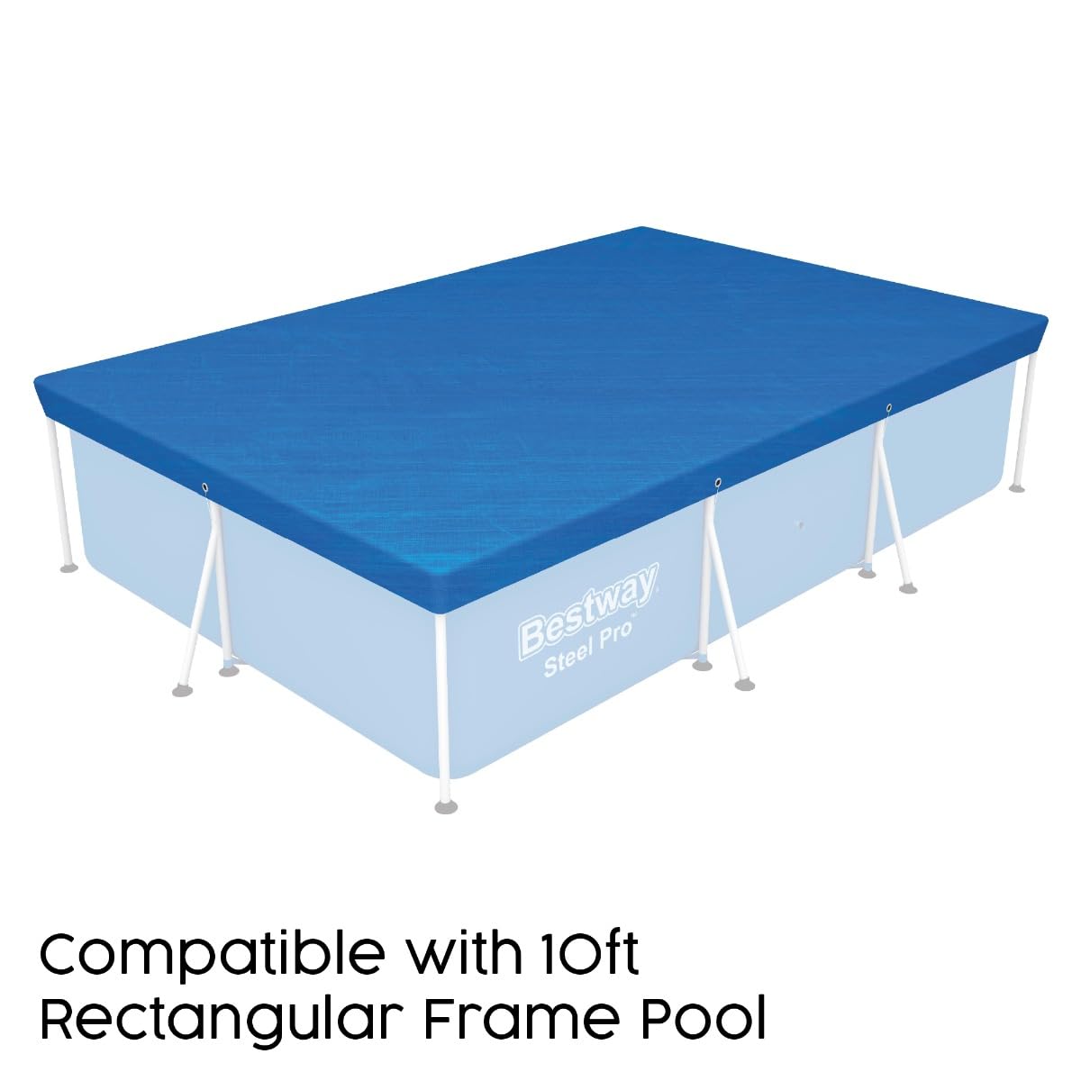 BESTWAY Cobertor de Invierno Rectangular 304x205 cm para Piscinas Rectangulares de 300x201 cm Azul