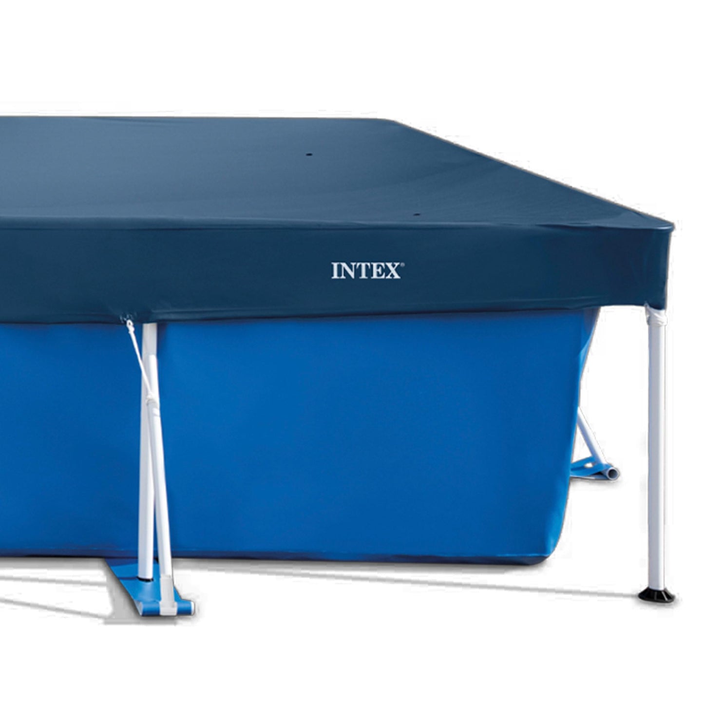 Intex 28039 - Cobertor Piscina Rectangular Prisma/Small Frame 450 x 220 cm, Color Azul
