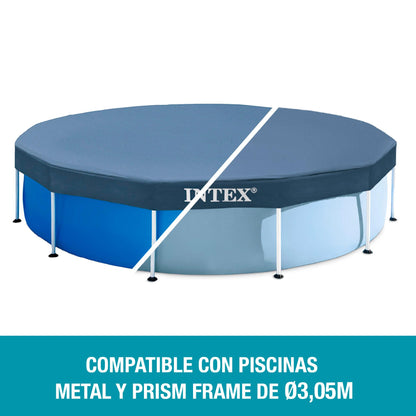 Intex 50966 - Cobertor para Piscinas Desmontables Metal y Prism Frame 305 cm