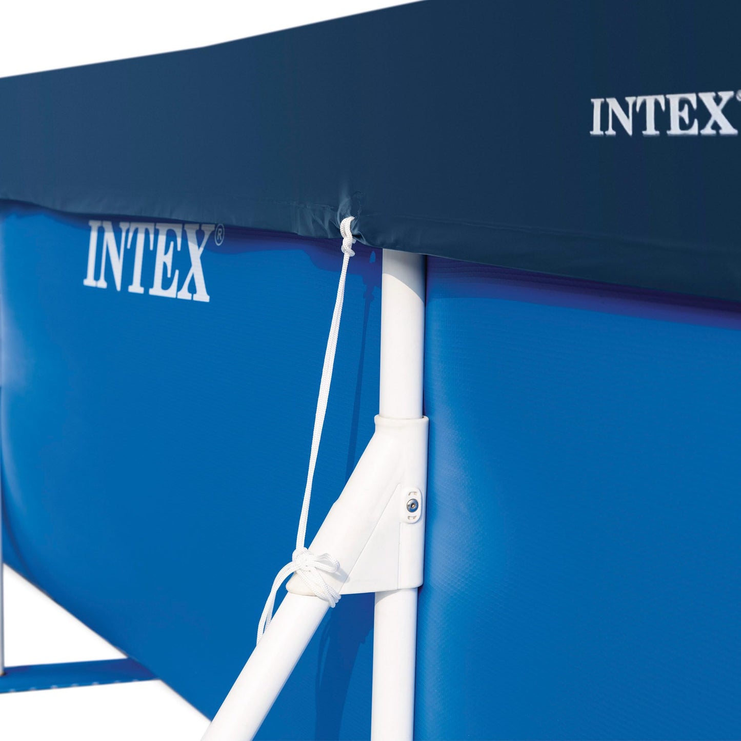 Intex 28039 - Cobertor Piscina Rectangular Prisma/Small Frame 450 x 220 cm, Color Azul