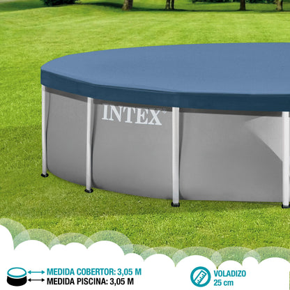 Intex 50966 - Cobertor para Piscinas Desmontables Metal y Prism Frame 305 cm